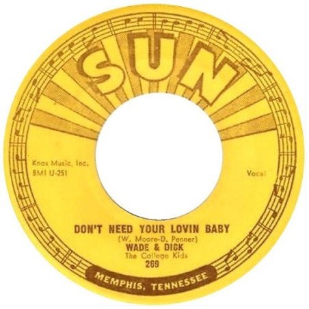 Bop Bop Baby / Don't Need Your Lovin Baby