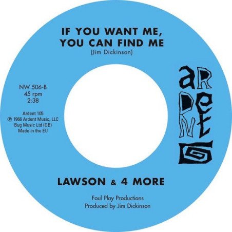 Lawson & 4 More - Smart Bird / If You Want Me, You Can Find Me