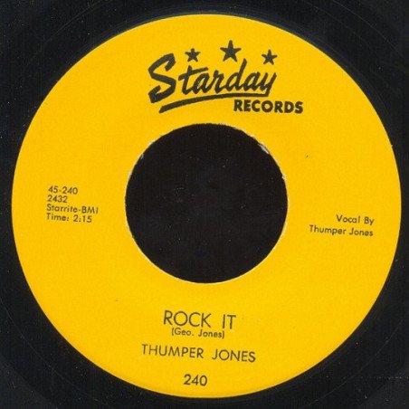 Thumper Jones - Rock It / How Come It