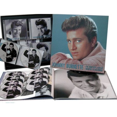 Johnny Burnette - Train Kept A-Rollin 9-CD Box & 116-Page BOOK