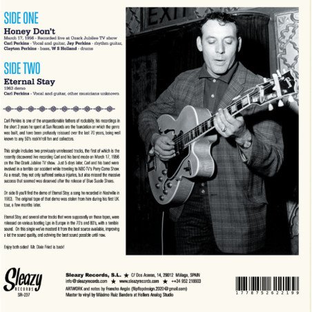 Honey Don't (Live '56) / Eternal Stay (63 demo)