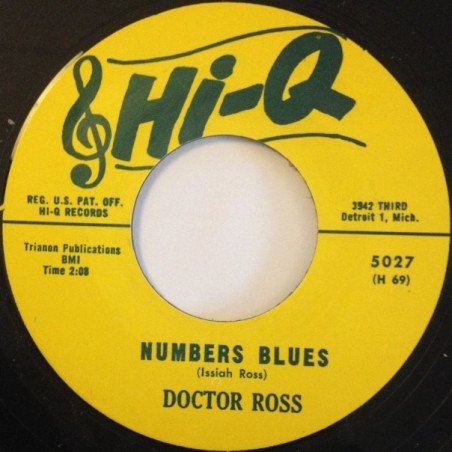 Doctor Ross - Numbers Blues / Cannonball