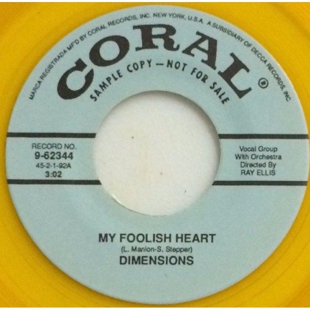 My Foolish Heart / Just One More Chance
