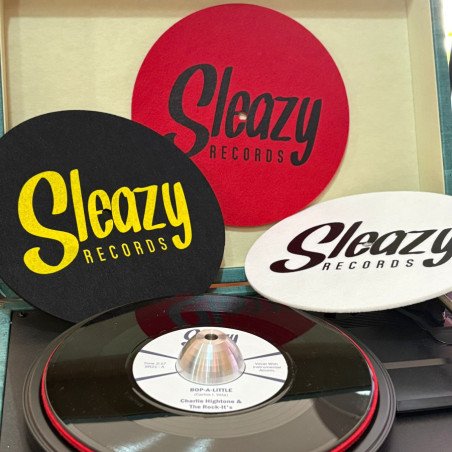 Set of 3 slipmats from Sleazy Records