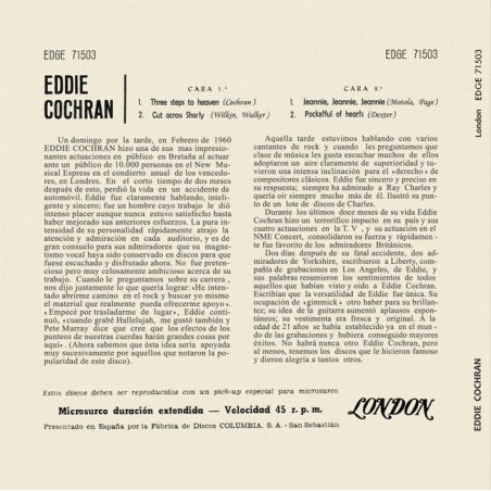 Eddie Cochran - Three Steps to Heaven