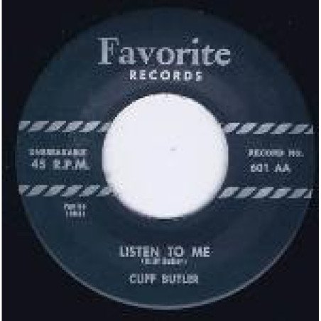 Cliff Butler - You Name It / Listen To Me